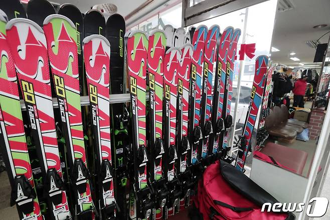 스키 플레이트 모습.(기사와 관계 없는 자료 사진) © News1 DB