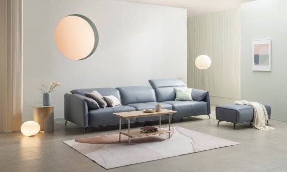 한샘의 올 하반기 거실 신제품 바흐 플루드 소파 한샘 제공