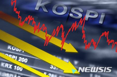 28일 코스피가 미국 국채금리 상승 영향이 반영되면서 약세를 나타냈다. /사진=뉴시스