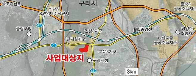 구리교문 공공주택지구 위치도. (사진=경기도 제공) *재판매 및 DB 금지