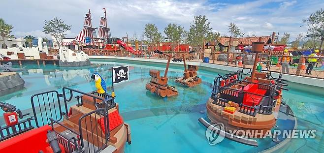 놀이시설 만들어진 춘천 레고랜드 [촬영 이상학]