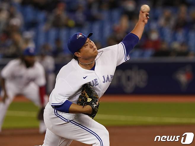 토론토 블루제이스의 류현진.  © 로이터=뉴스1