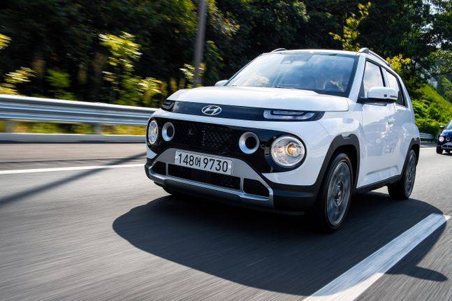 캐스퍼 주행 모습. ⓒ현대자동차