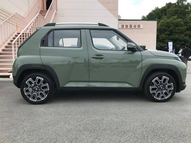 캐스퍼 옆모습. ⓒ데일리안 박영국 기자