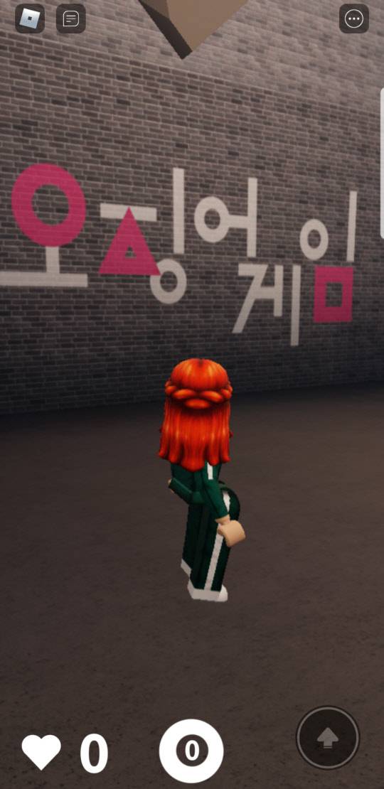 로블록스 내 오징어 게임. 로블록스 캡처