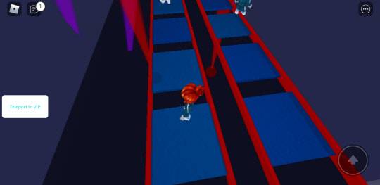 로블록스에서 즐길 수 있는 오징어 게임 속 '징검다리 건너기' 게임. 로블록스 캡처