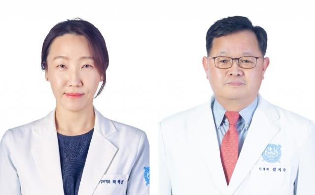 분당서울대병원 박혜연(왼쪽) 정신건강의학과 교수, 김지수 신경과 교수