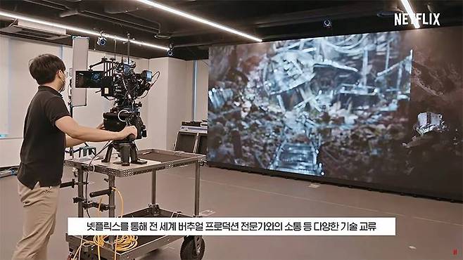 웨스트월드는 넷플릭스와의 협업을 통해 전 세계 버추얼 프로덕션과의 소통을 이어나가고 있다. 출처=넷플릭스