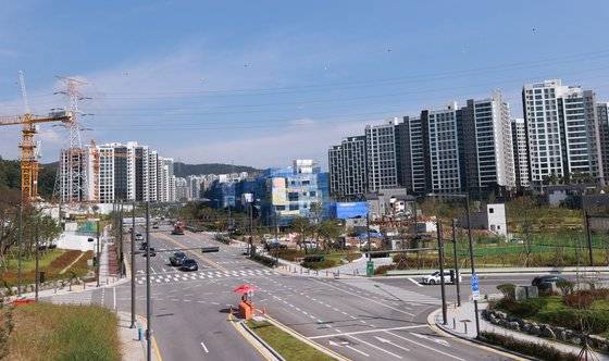 경기 성남시 판교대장 도시개발사업구역 일대 모습. 연합뉴스