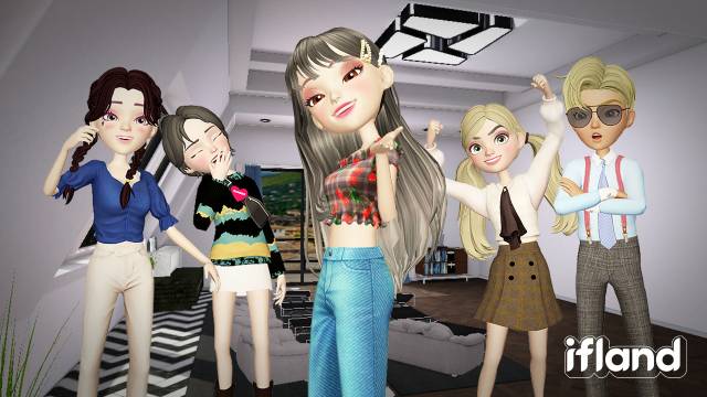 메타버스 플랫폼에 구현된 인물 이미지. /이프랜드 제공