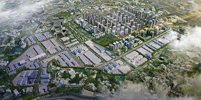 음성 성본산단 개발 조감도 [음성군 제공. 재판매 및 DB 금지]