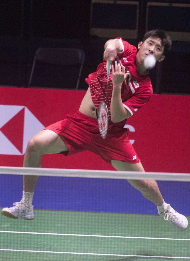 남자단식의 허광희. EPA 연합뉴스