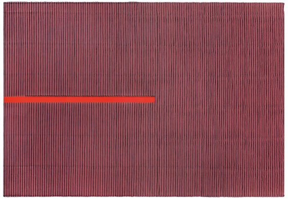 박서보 '묘법 No. 100716' /사진=케이옥션