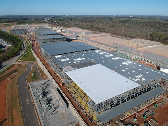 미국 조지아주에 짓고 있는 SK이노베이션 배터리 공장/사진=머니투데이DB