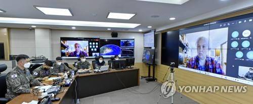 공군 우주정보상황실 [연합뉴스 자료사진]