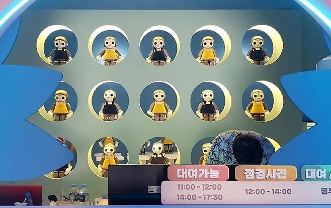 로봇랜드 테마파크 신규 콘텐츠 감정로봇 '리쿠'  [경남로봇랜드재단 제공. 재판매 및 DB 금지]