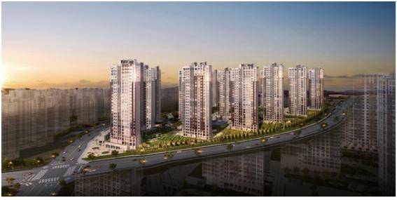 청주 오송역 파라곤 센트럴시티 2차 아파트 조감도 [동양건설산업 제공. 재판매 및 DB 금지]