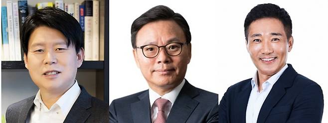 (왼쪽부터)손영식 신세계 대표이사, 이길한 신세계인터내셔날 총괄대표이사, 최문석 신세계까사 대표이사 © 뉴스1