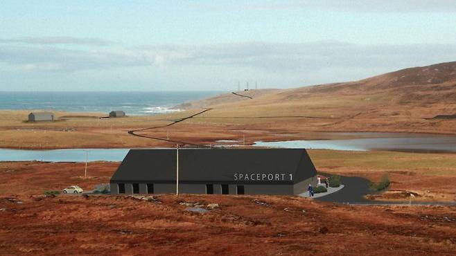 스코틀랜드 북서쪽에 개발중인 스페이스 포트. RHEA그룹 제공