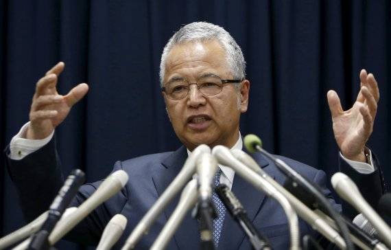 아마리 아키라 신임 자민당 간사장. 로이터 뉴스1