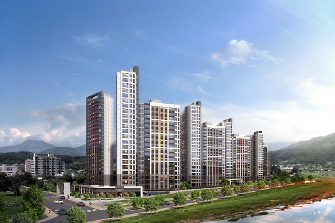 힐스테이트 가평 투시도[사진 = 현대건설]