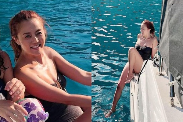손미나가 1일 자신의 인스타그램에  마요르카에서 요트를 타는 여유로운 일상을 전했다. /사진=손미나 인스타그램