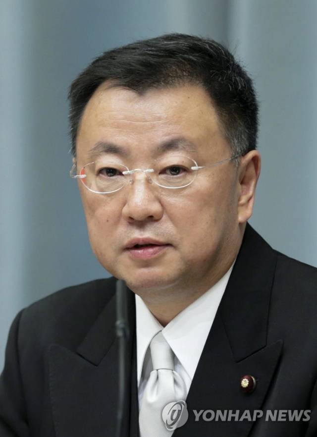 관방장관에 마쓰노 히로카즈 중의원