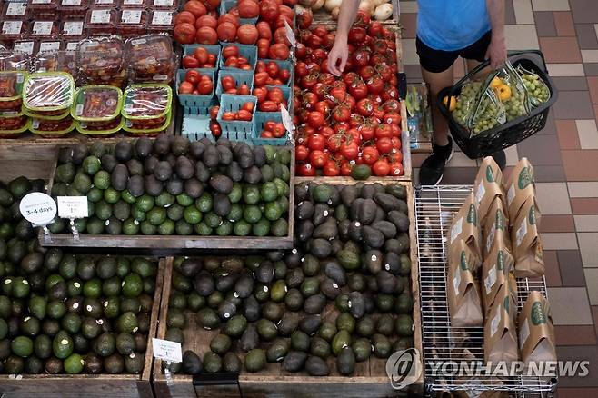 미국 워싱턴DC의 한 식료품점 [AFP=연합뉴스]