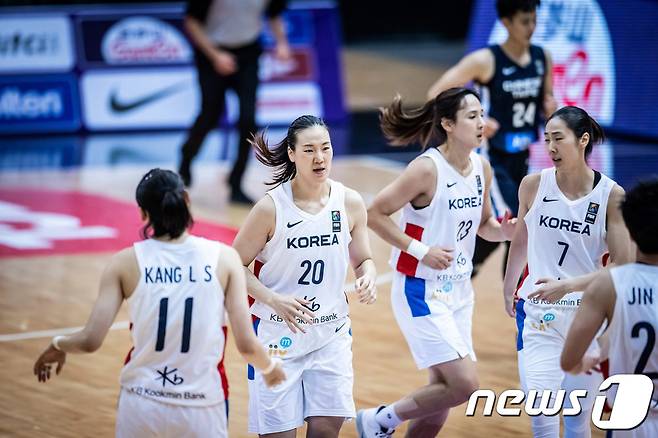 여자 농구 대표팀. (FIBA 홈페이지) /뉴스1 © News1