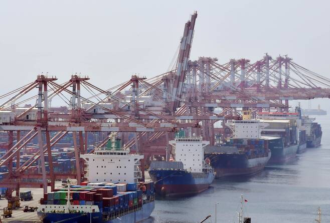 9월 수출이 558억3000만달러로 집계되면서 역대 최고 월수출액을 경신했다. /사진=뉴시스