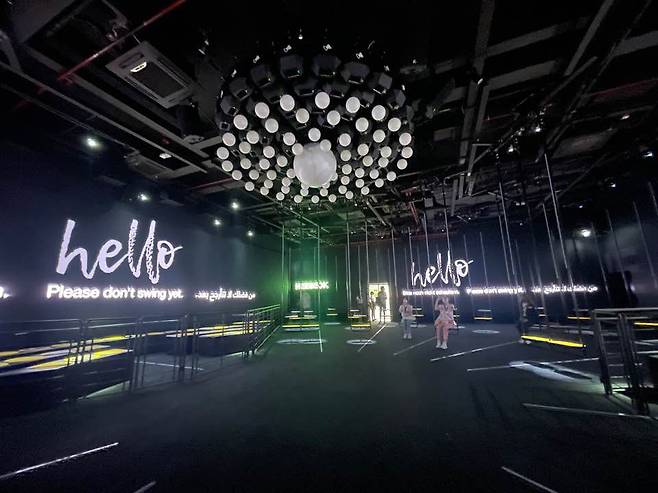 2020 두바이 엑스포에 설치된 독일관 내부 모습. / 코트라 제공