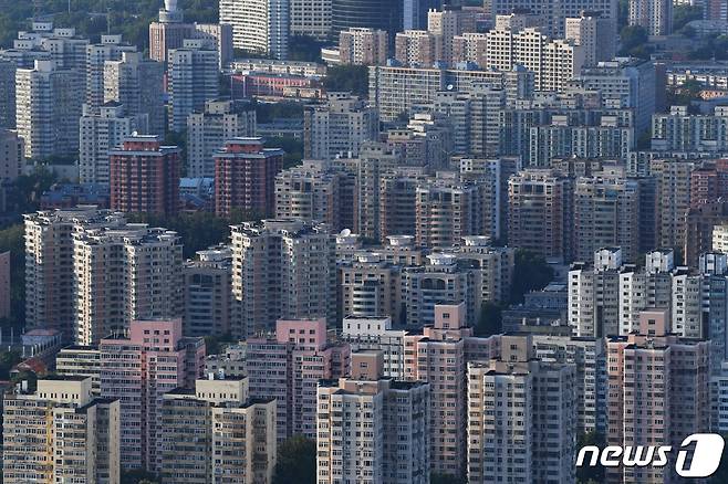 중국 고층 아파트 단지 © AFP=뉴스1