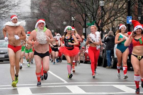 2019년 12월 미국 보스턴에서 열린 달리기 페스티벌. AFP=연합뉴스