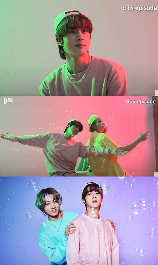 일곱 빛깔 김석진..방탄소년단 진, 女心 녹이는 레인보우 매력