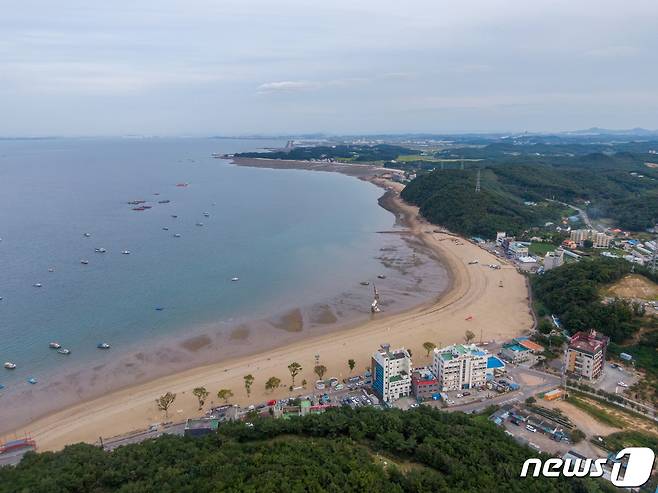 드론으로 바라본 왜목마을© 뉴스1