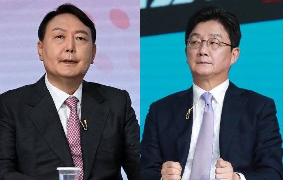 국민의힘 대권주자인 윤석열 전 검찰총장(왼쪽)과 유승민 전 의원 © 뉴스1 /사진=뉴스1