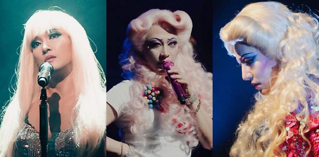 <헤드윅>의 이번 시즌을 책임지고 있는 조승우, 오만석, 이규형(왼쪽부터). 쇼노트 제공