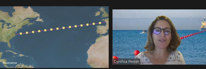 페이스북 커넥티비티 관계자가 해저케이블을 설명하는 모습. 페이스북 APAC ‘인사이드 더 랩’ 갈무리