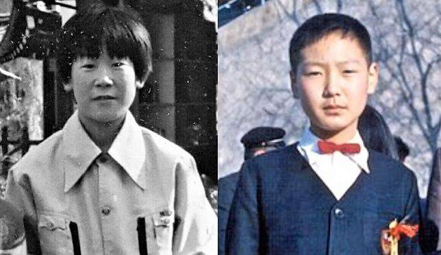 이재명 경기지사(좌측)와 윤석열 전 총장의 어린 시절 사진. /페이스북 캡처