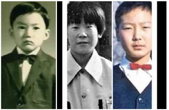 조국(왼쪽) 전 법무부 장관, 이재명 경기도지사(가운데), 윤석열 전 검찰총장 어린시절 사진.