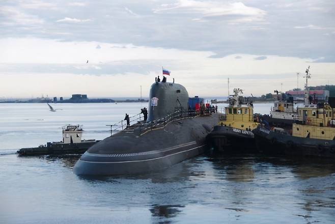 선도함인 세베로드빈스크함 그리고 2번함 카잔함은 러시아 해군 북해함대에 배치되어 있다.(사진=말라히뜨 설계국)