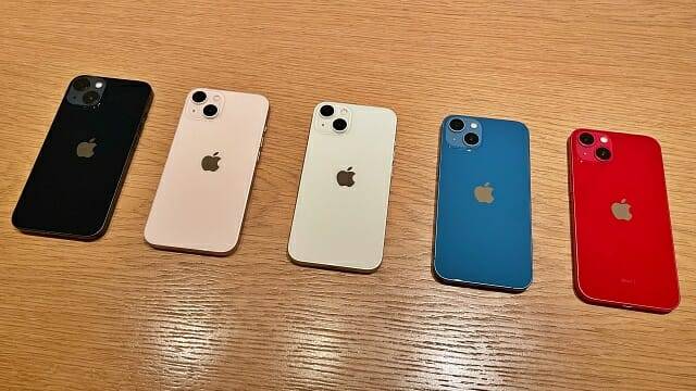 애플 아이폰13. (사진=지디넷코리아)