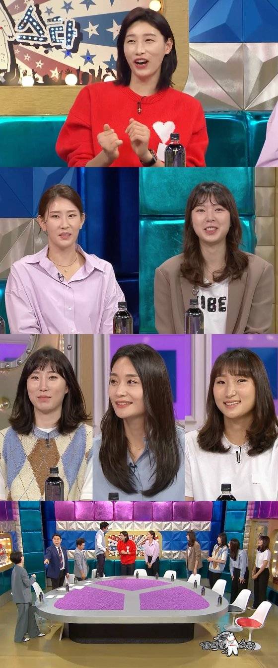 MBC 예능 '라디오스타'에 한국 여자배구 국가대표팀이 출연해 팀원 간 끈끈한 동료애를 보여줬다. 사진 MBC