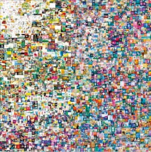 올 3월 6930만달러에 판매된 디지털 화가 비플의 NFT 그림 ‘매일 : 첫 5000일’.