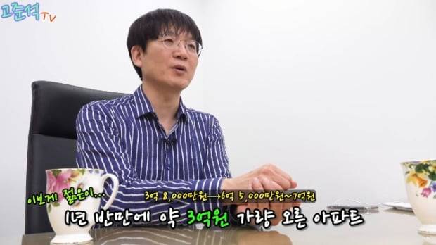 고준석 교수가 실제 사례를 들어 설명하고 있다. / 자료=고준석TV