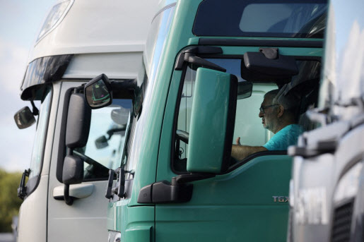 미국 트럭 운전사(사진=AFP)