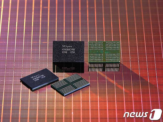 SK하이닉스가 EUV를 활용해 양산하는 10나노급 4세대 D램(SK하이닉스 제공) © 뉴스1