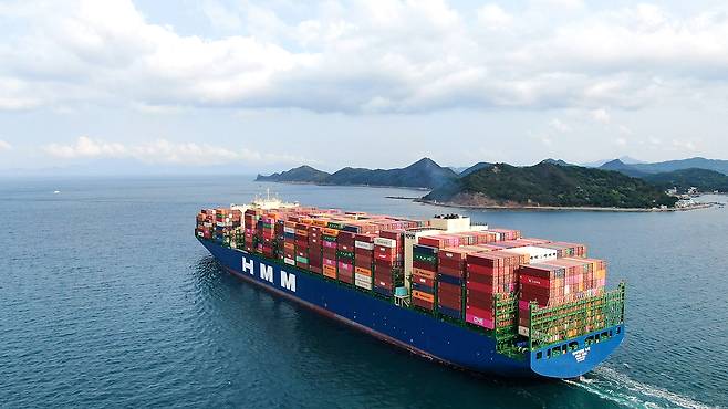 HMM 컨테이너 선박© 뉴스1