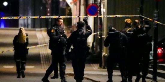 지난 13일(현지시간) 노르웨이 소도시 콩스베르그에서 활과 화살로 무장한 남성이 무차별 공격을 해 5명이 숨지고 2명이 다쳤다. / 사진=BBC 유튜브 영상 캡처