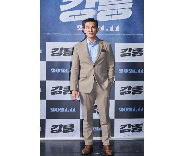 유오성이 '강릉'의 온라인 제작보고회에 참석했다. 스튜디오산타클로스 제공